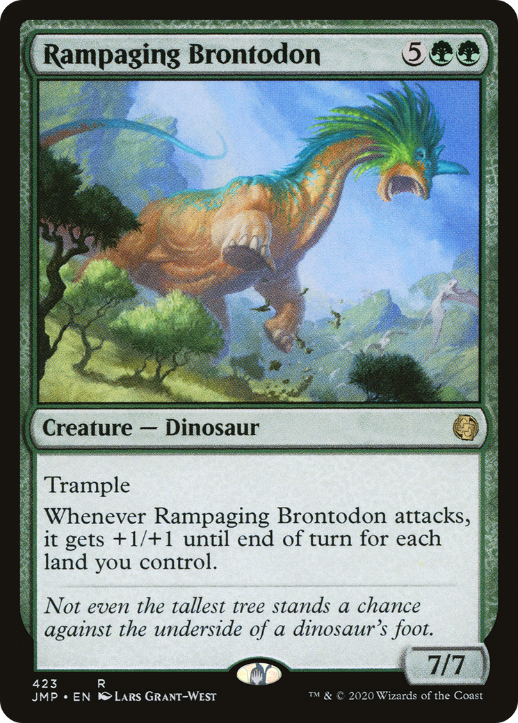 Image of Rampaging Brontodon (JMP-423) - Jumpstart