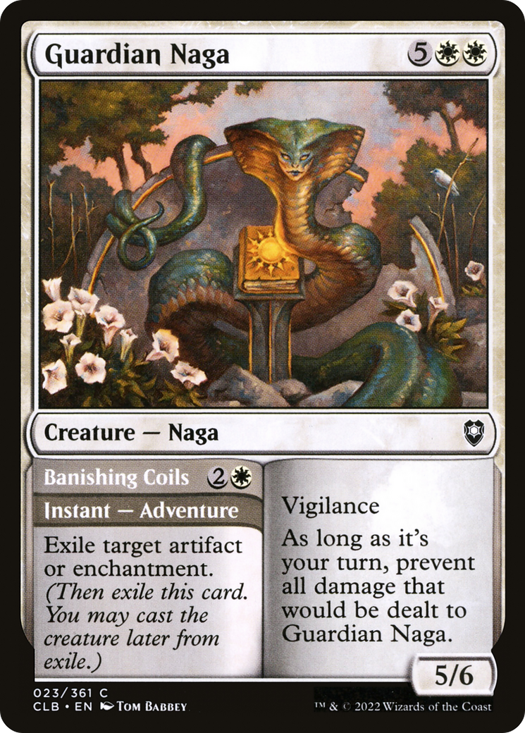Image of Guardian Naga (CLB-023) - Commander Legends: Battle for Baldur's Gate
