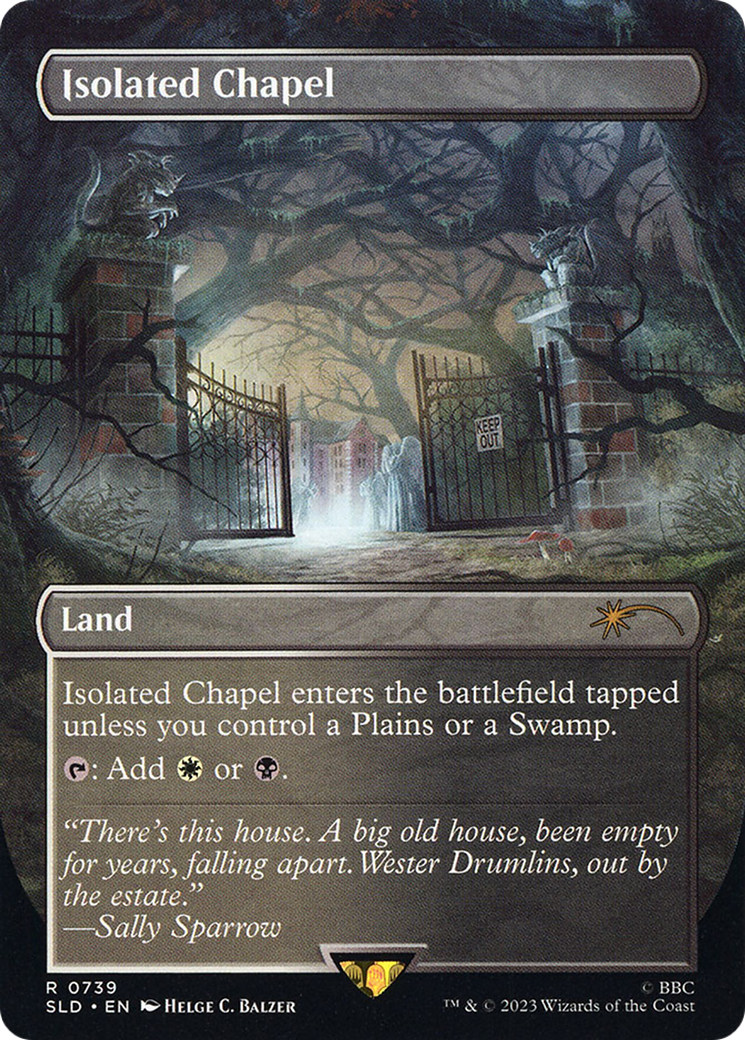 Image of Isolated Chapel (SLD-739) - Secret Lair Drop (Borderless) Foil