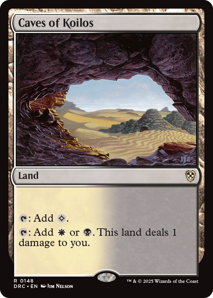 Image of Caves of Koilos (DRC-148) - Commander: Aetherdrift