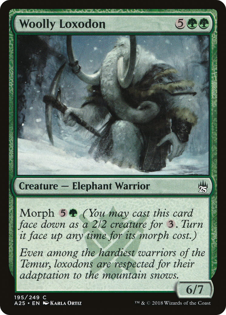 Image of Woolly Loxodon (A25-195) - Masters 25