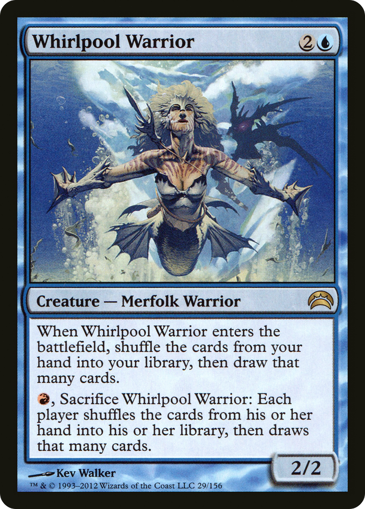 Image of Whirlpool Warrior (PC2-029) - Planechase 2012