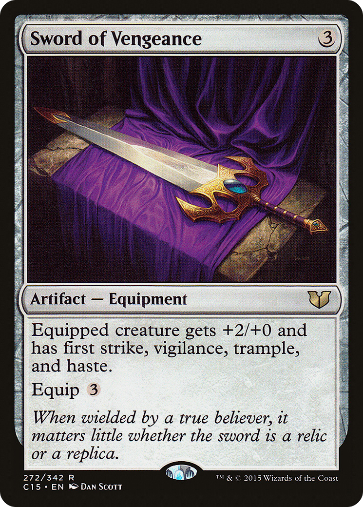 Image of Sword of Vengeance (C15-272) - Commander 2015