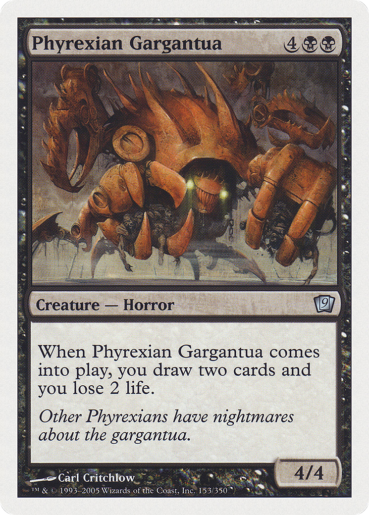 Image of Phyrexian Gargantua (9ED-153★) - 9th Edition