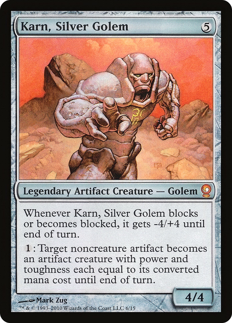 Image of Karn, Silver Golem (V10-) - From the Vault: Relics Foil
