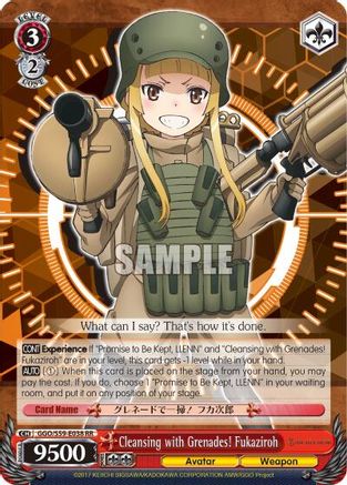 Image of Cleansing with Grenades! Fukaziroh (GGO/S59-E038 RR) - SAO Alternative–Gun Gale Online
