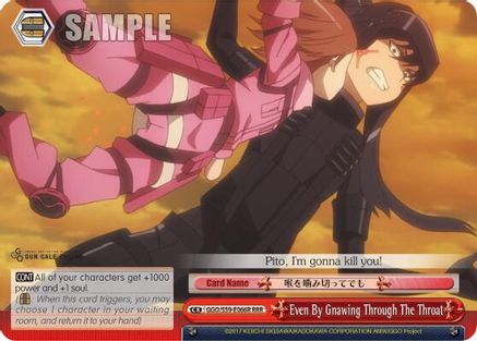 Image of Even By Gnawing Through The Throat (RRR) (GGO/S59-E066R RRR) - SAO Alternative–Gun Gale Online