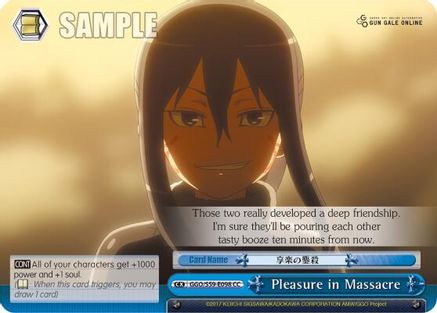 Image of Pleasure in Massacre (GGO/S59-E098 CC) - Gun Gale Online