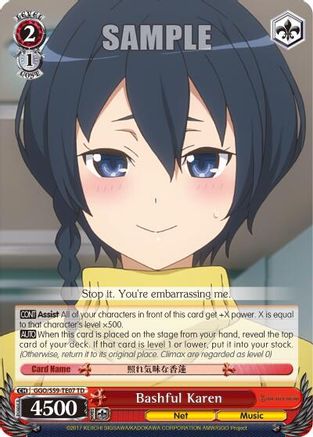 Image of Bashful Karen (GGO/S59-TE07 TD) - Gun Gale Online