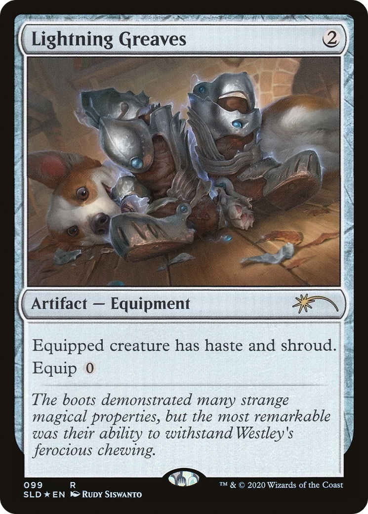 Image of Lightning Greaves (099) (SLD-099) - Secret Lair Drop