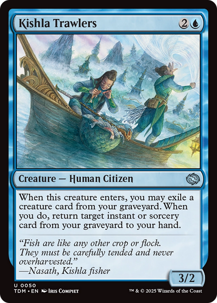 Image of Kishla Trawlers (TDM-050) - Tarkir: Dragonstorm Foil
