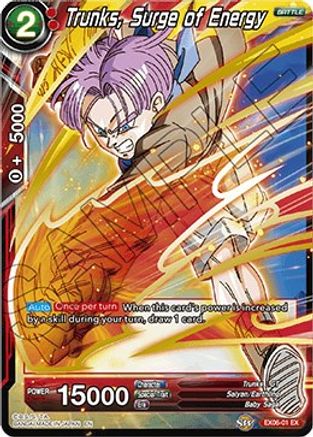 Image of Trunks, Surge of Energy (EX06-01) - Special Anniversary Set