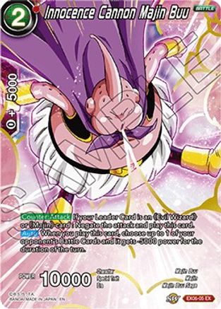 Image of Innocence Cannon Majin Buu (EX06-05) - Special Anniversary Set Foil