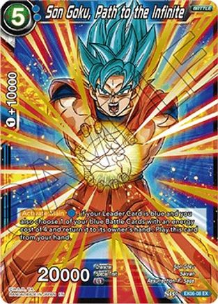 Image of Son Goku, Path to the Infinite (EX06-08) - Special Anniversary Set Foil