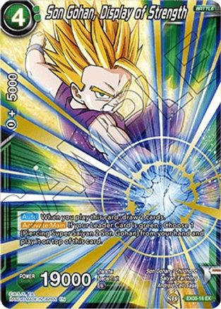 Image of Son Gohan, Display of Strength (EX06-16) - Special Anniversary Set