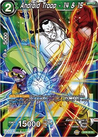 Image of Android Troop - 14 & 15 (EX06-20) - Special Anniversary Set Foil