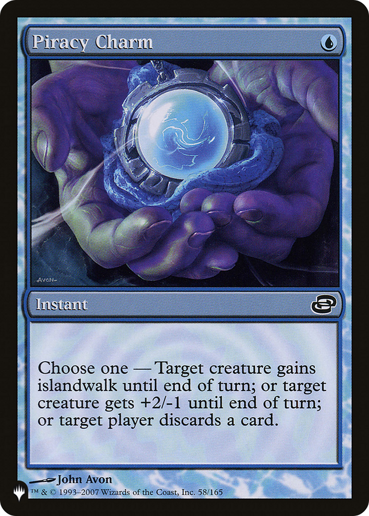 Image of Piracy Charm (LIST-PLC-58) - The List: (colorshifted)