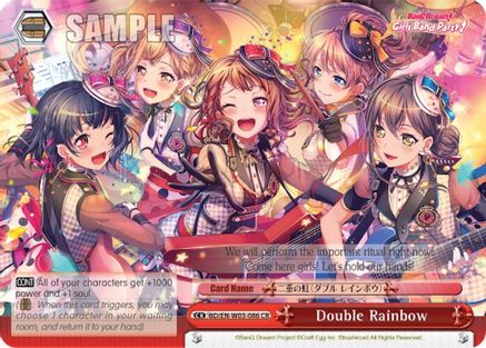 Image of Double Rainbow (BD/EN-W03-086 CR) - BanG Dream! Girls Band Party! MULTI LIVE