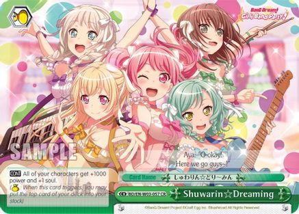 Image of Shuwarin Dreaming (BD/EN-W03-057 CR) - BanG Dream! Girls Band Party! MULTI LIVE