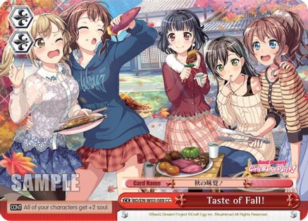 Image of Taste of Fall! (BD/EN-W03-088 CC) - BanG Dream! Girls Band Party! MULTI LIVE