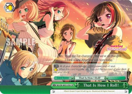 Image of That Is How I Roll! (BD/EN-W03-058 CR) - BanG Dream! Girls Band Party! MULTI LIVE