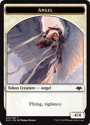 Image of Angel Token (MH1-002) - Modern Horizons Foil