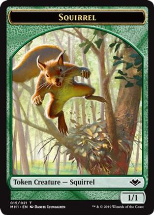 Image of Squirrel Token (MH1-015) - Modern Horizons Foil