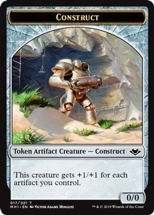 Image of Construct Token (MH1-017) - Modern Horizons Foil