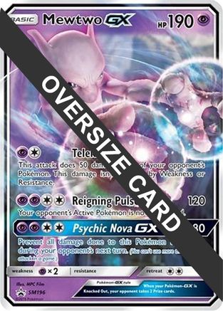 Image of Mewtwo GX SM196  - Holofoil Jumbo Cards - Promo