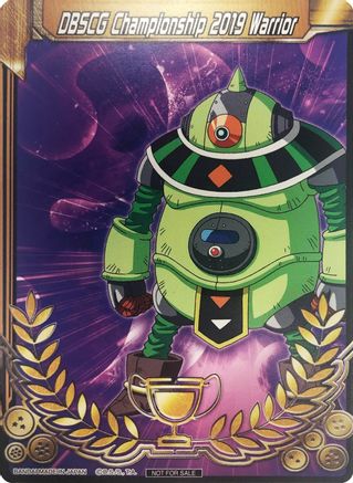 Image of DBSCG Championship 2019 Warrior (Merit Card) - Universe 3 
