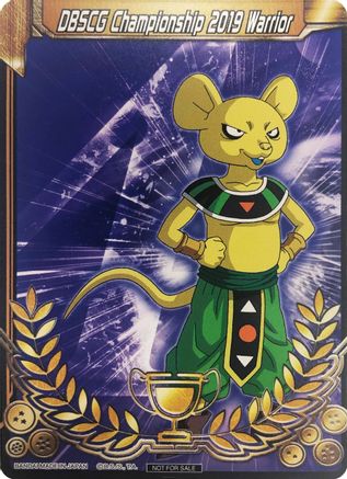 Image of DBSCG Championship 2019 Warrior (Merit Card) - Universe 4 