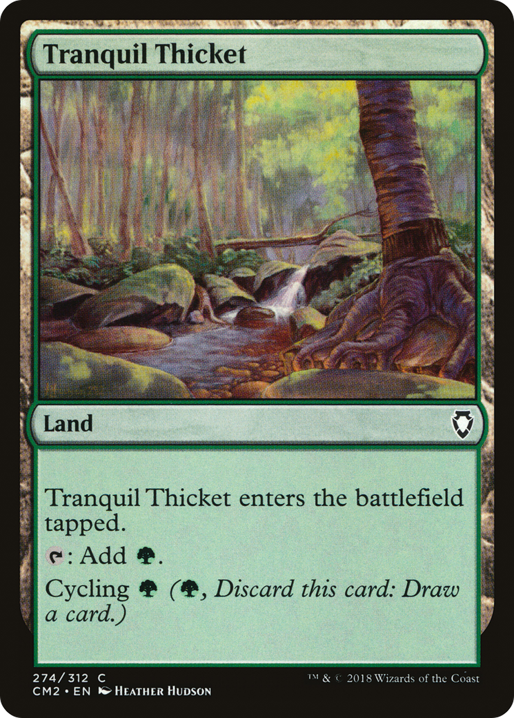 Image of Tranquil Thicket (CM2-274) - Commander Anthology Volume II