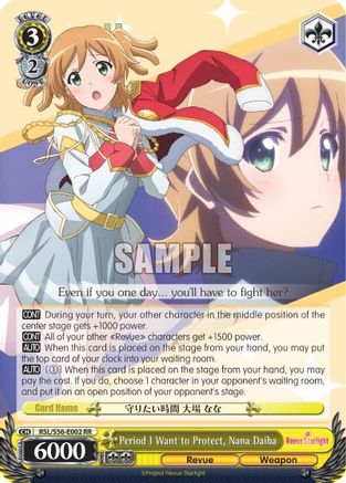 Image of Period I Want to Protect, Nana Daiba (RSL/S56-E002 RR) - Revue Starlight