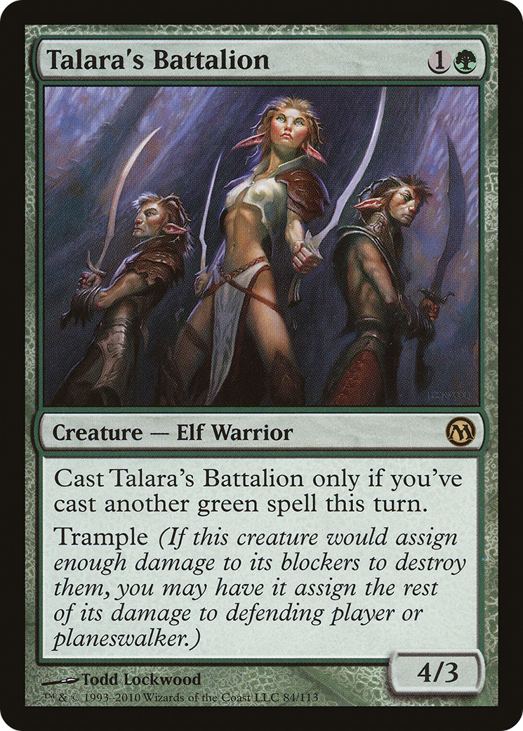 Image of Talara's Battalion (DPA-084) - Duels of the Planeswalkers