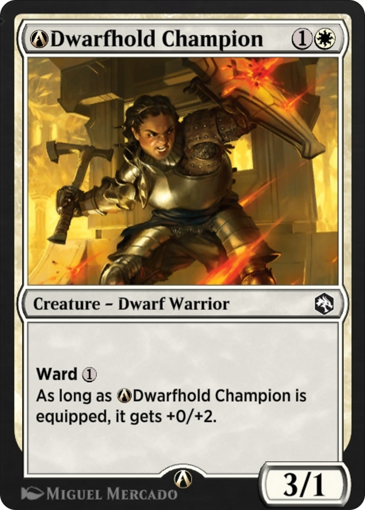 Image of A-Dwarfhold Champion (AFR-A-14) - Adventures in the Forgotten Realms
