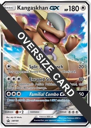 Image of Kangaskhan GX SM188  - Holofoil Jumbo Cards - Promo