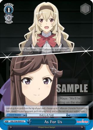 Image of As For Us (RSL/S56-E093 U) - Revue Starlight