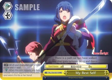 Image of My Best Self (RRR) (RSL/S56-E031R RRR) - Revue Starlight