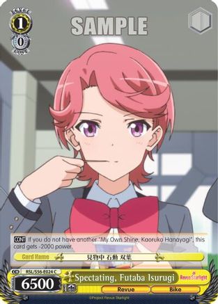 Image of Spectating, Futaba Isurugi (RSL/S56-E024 C) - Revue Starlight