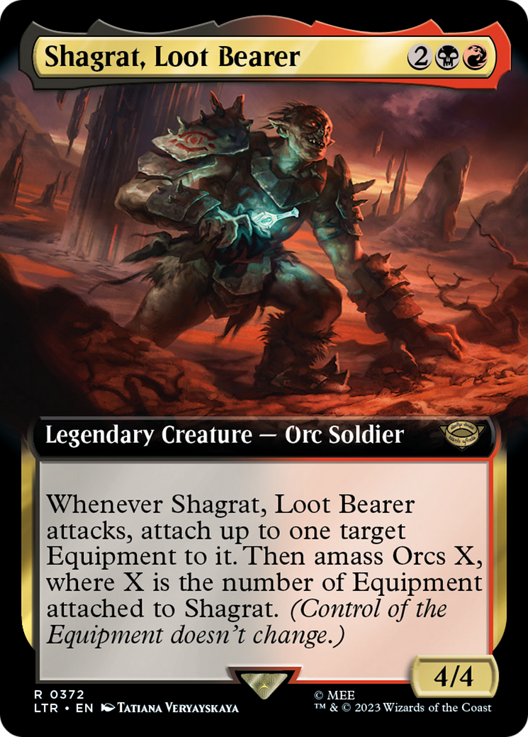 Image of Shagrat, Loot Bearer (Extended Art) (LTR-372) - The Lord of the Rings: Tales of Middle-earth: (Extended Art)