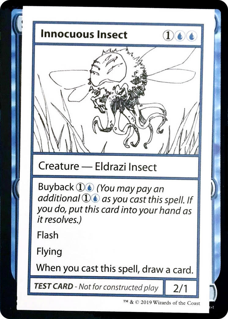 Image of Innocuous Insect (No PW Symbol) (CMB1-) - Mystery Booster Playtest Cards 2021