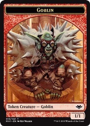 Image of Goblin // Elephant Double-Sided Token (MH1-10 // 12) - Modern Horizons