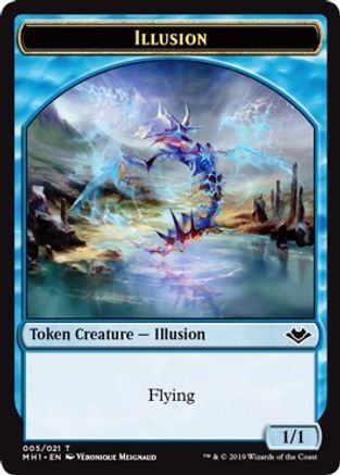 Image of Illusion // Marit Lage Double-Sided Token (MH1-5 // 6) - Modern Horizons