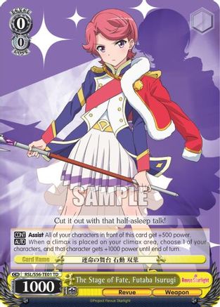 Image of The Stage of Fate, Futaba Isurugi (RSL/S56-TE01 TD) - Revue Starlight