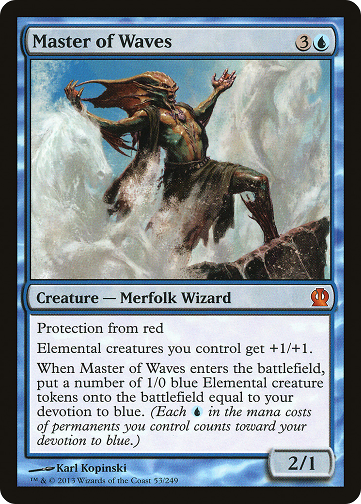 Image of Master of Waves (THS-053) - Theros