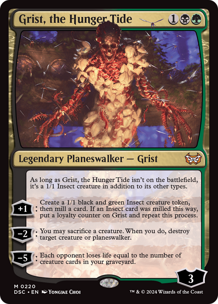 Image of Grist, the Hunger Tide (DSC-220) - Duskmourn: House of Horror Commander