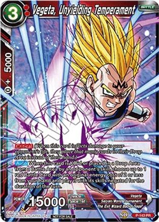 Image of Vegeta, Unyielding Temperament (Power Booster: World Martial Arts Tournament) (P-143) - Promotion Cards Foil