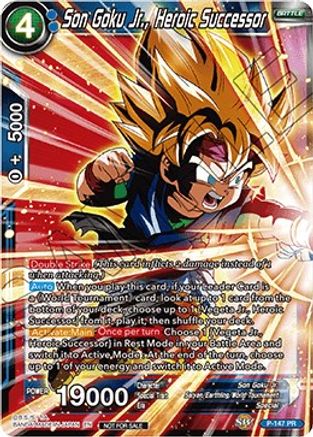 Image of Son Goku Jr., Heroic Successor (Power Booster) (P-147) - Promotion Cards Foil