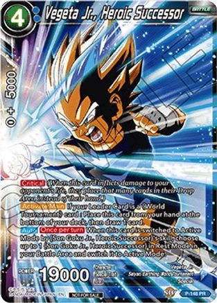 Image of Vegeta Jr., Heroic Successor (Power Booster) (P-148) - Promotion Cards