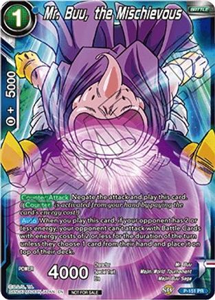 Image of Mr. Buu, the Mischievous (Power Booster) (P-151) - Promotion Cards Foil